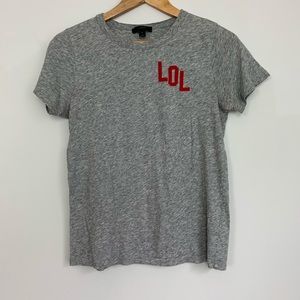 CLOSET CLOSING J. Crew LOL Graphic Tee